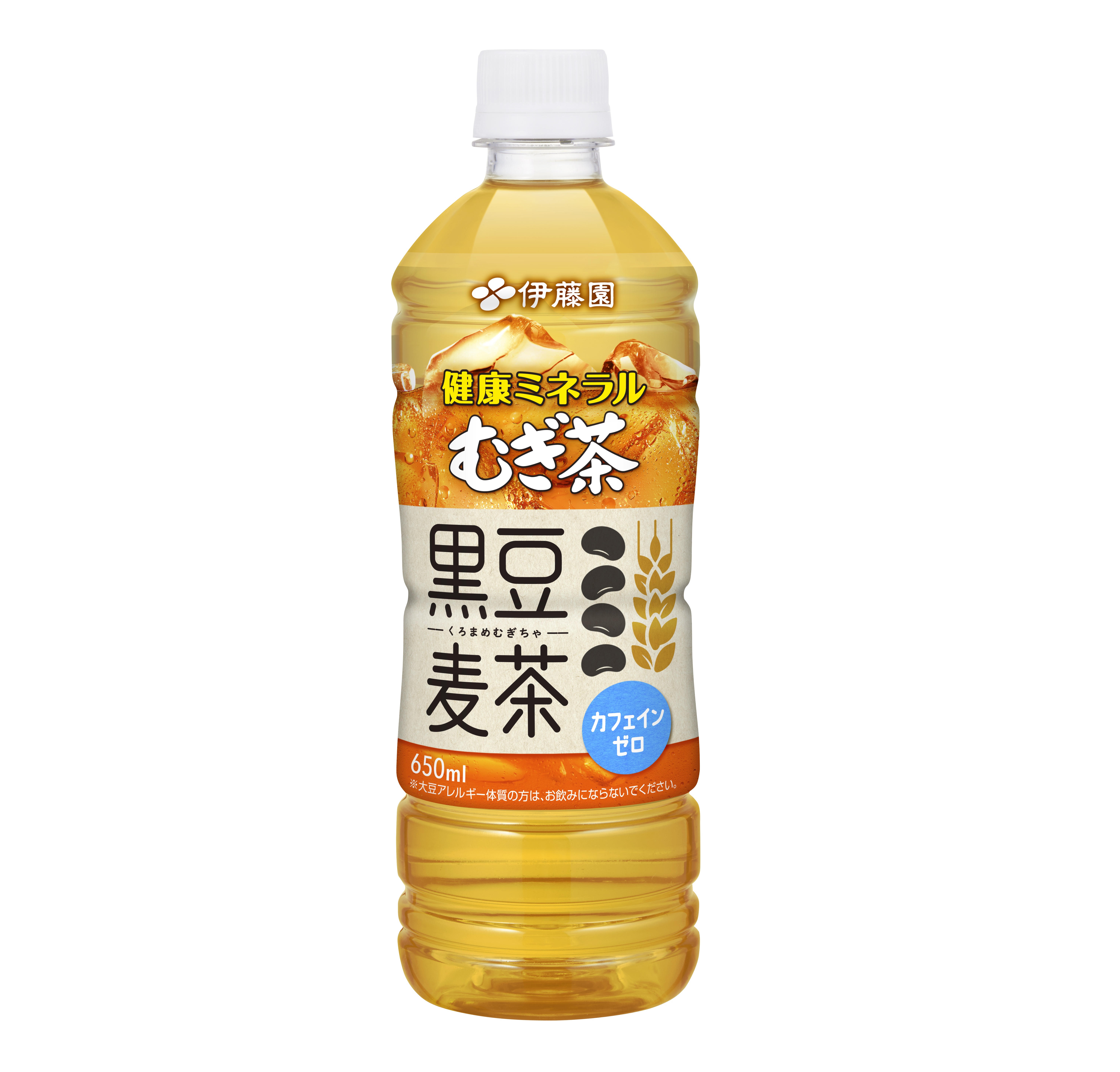 【伊藤園】　健康ミネラル麦茶　黒豆麦茶650ml　24本入り（1ケース）