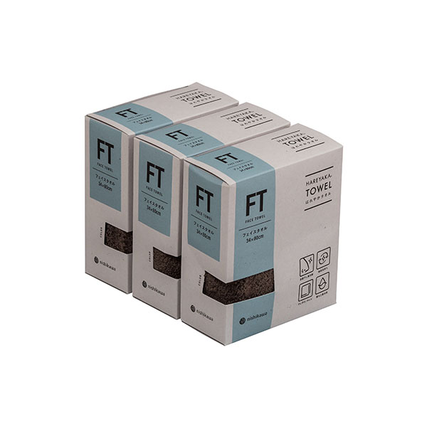 nishikawa（西川）はれやか　フェイスタオルセット（3枚）ホワイト