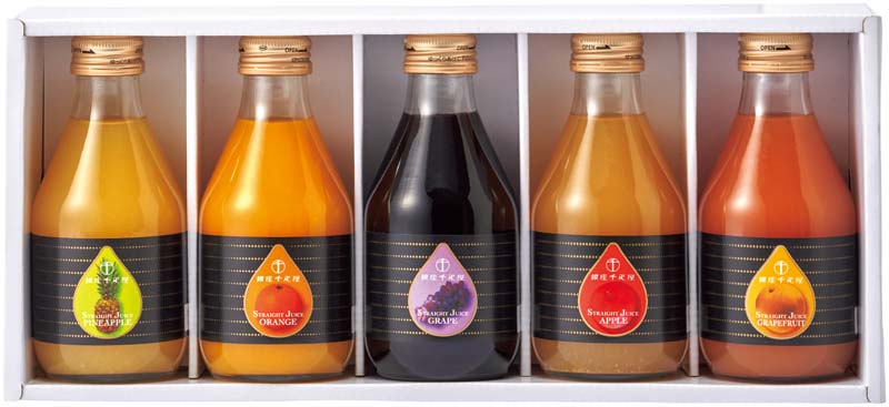 「銀座千疋屋」銀座ストレートジュース５本