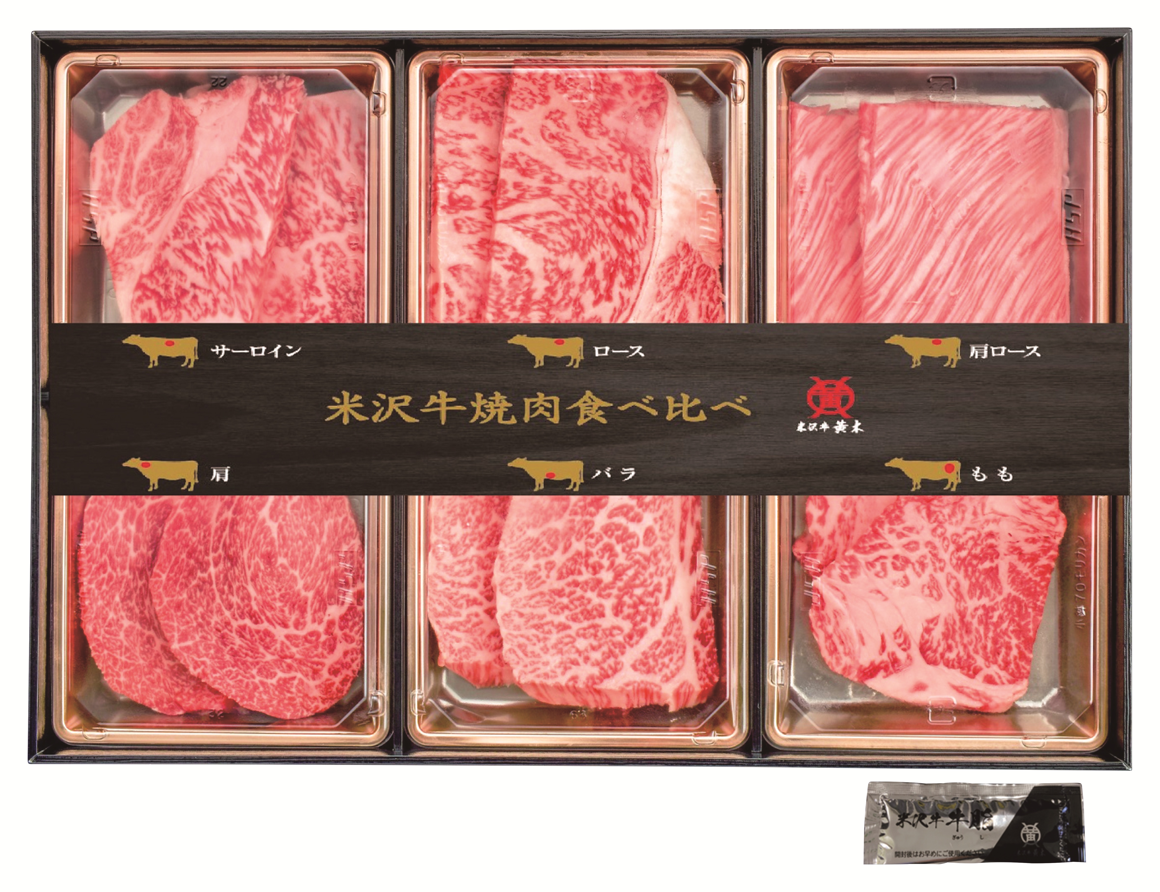 【お中元ギフト】「米沢牛黄木」米沢牛 ６種焼肉食べ比べ　期間限定販売