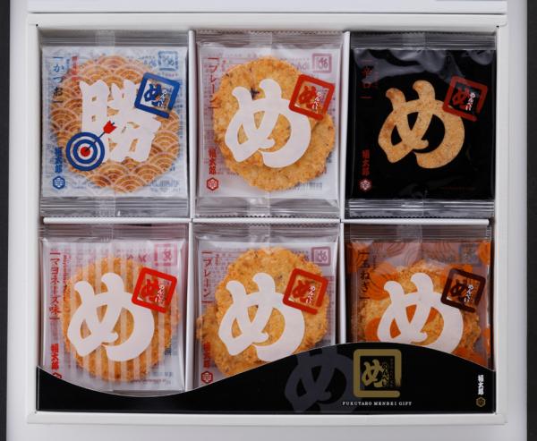 【九州グルメ】　山口油屋福太郎　めんべい彩りギフト　(送料込)