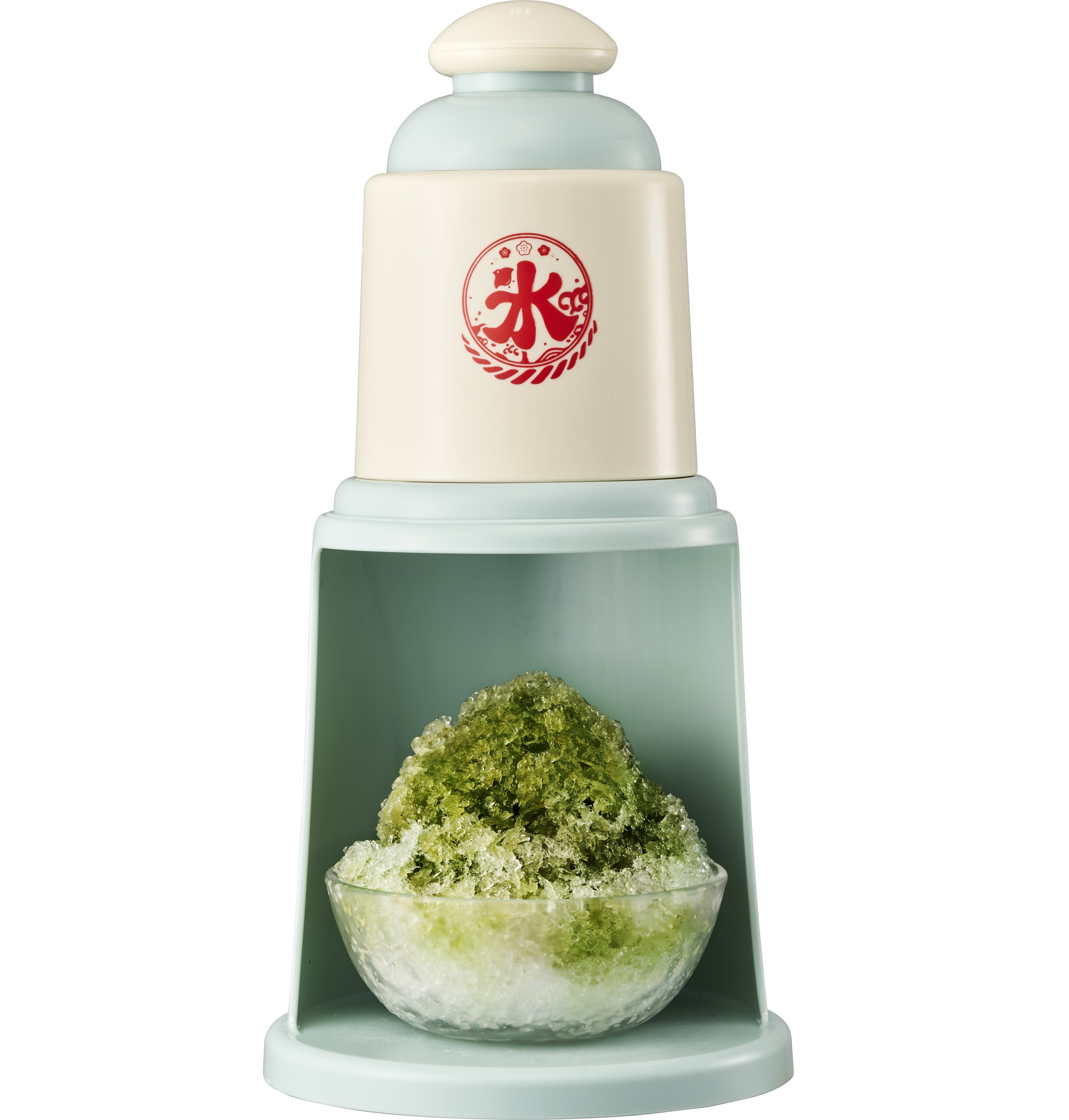 ふわシャリ2通り削れる電動かき氷器(アイスグリーン)