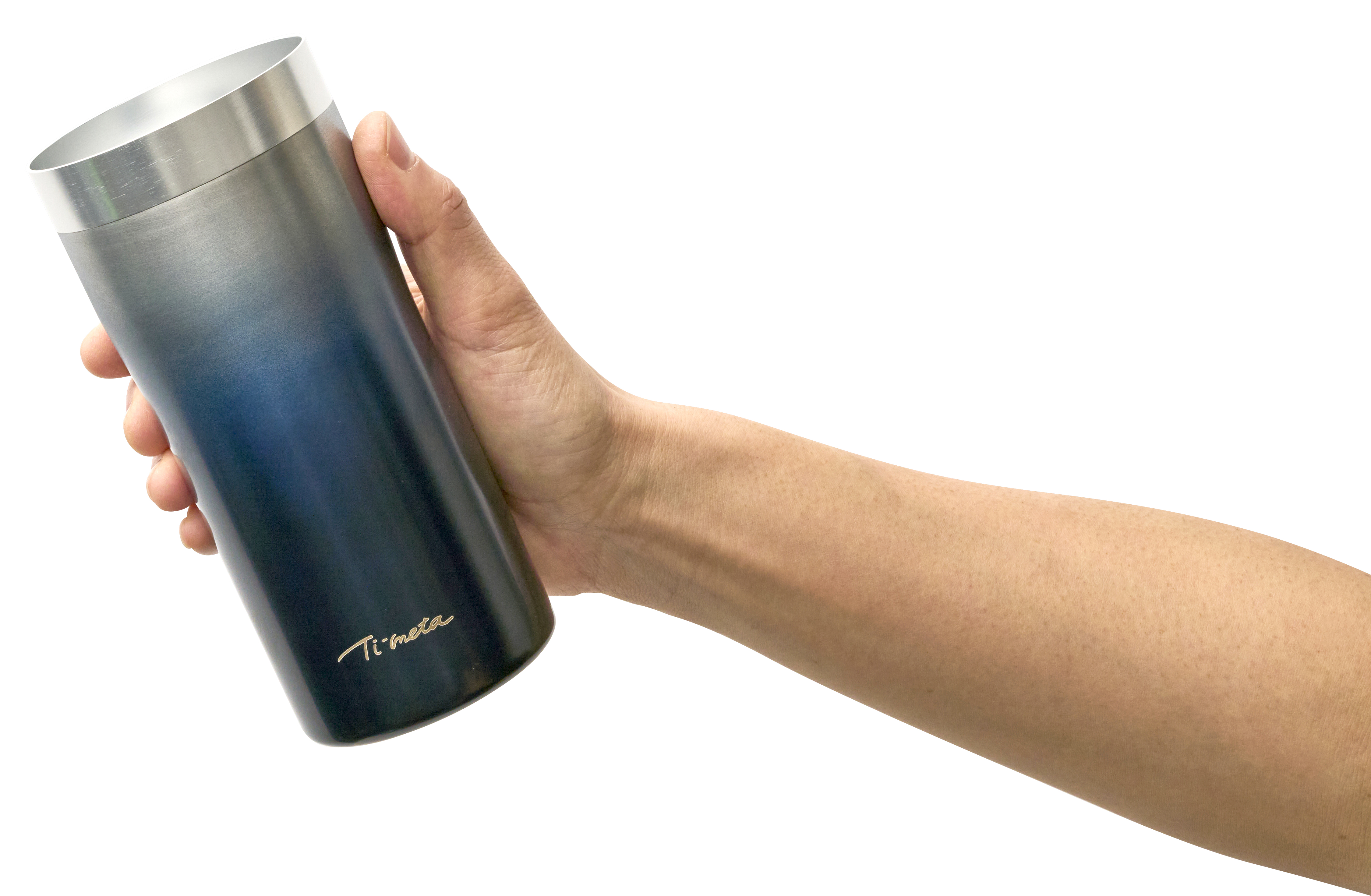 ON"CZONE鬼冷え専科グラス 430ml（ネイビー）