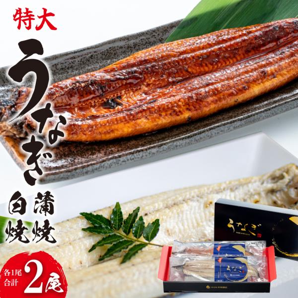 うなぎ 特大白焼き・特大蒲焼セット