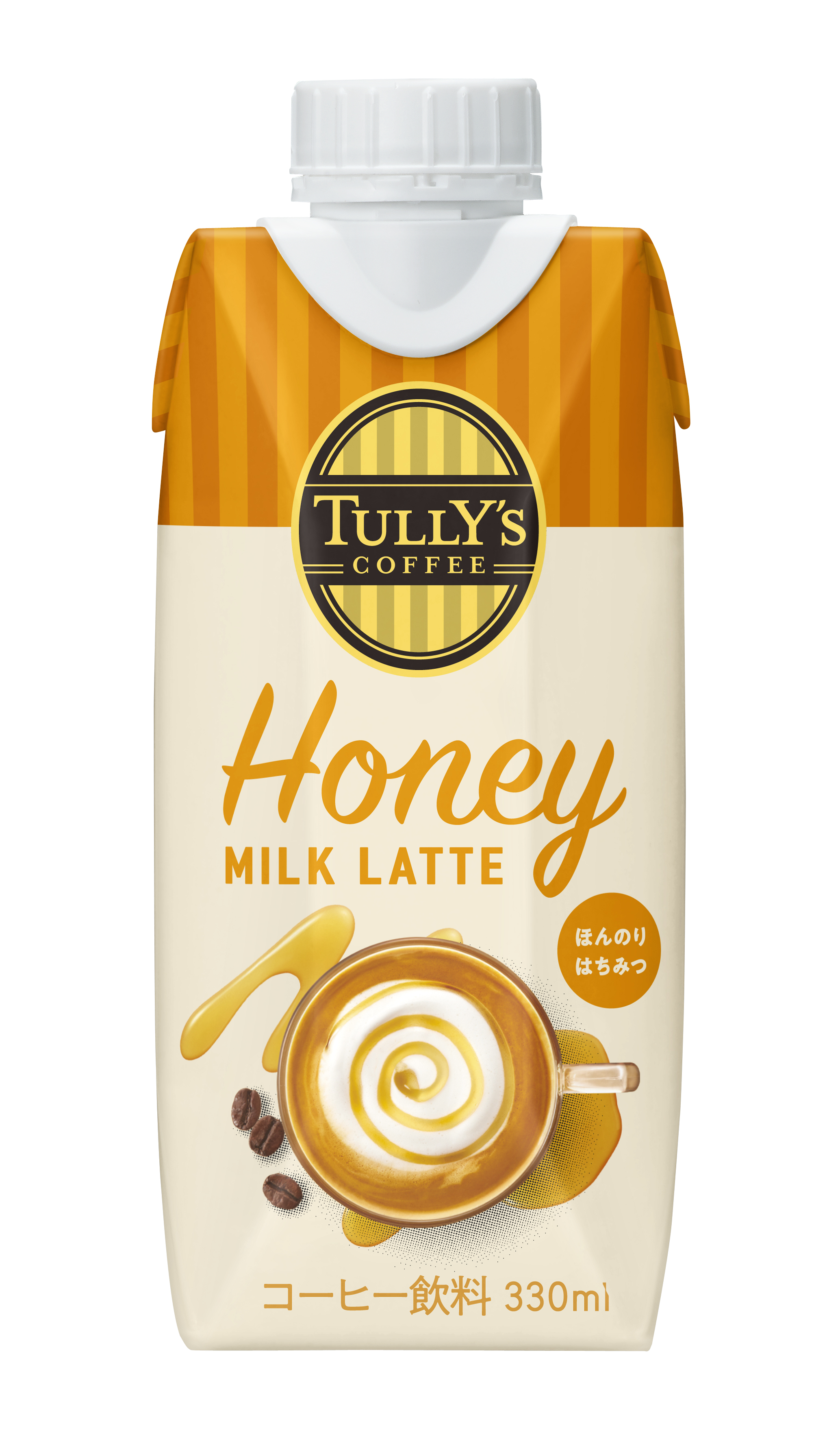 【伊藤園】TULLY’S COFFEE HONEY MILK LATTE 紙パック330ml×24本